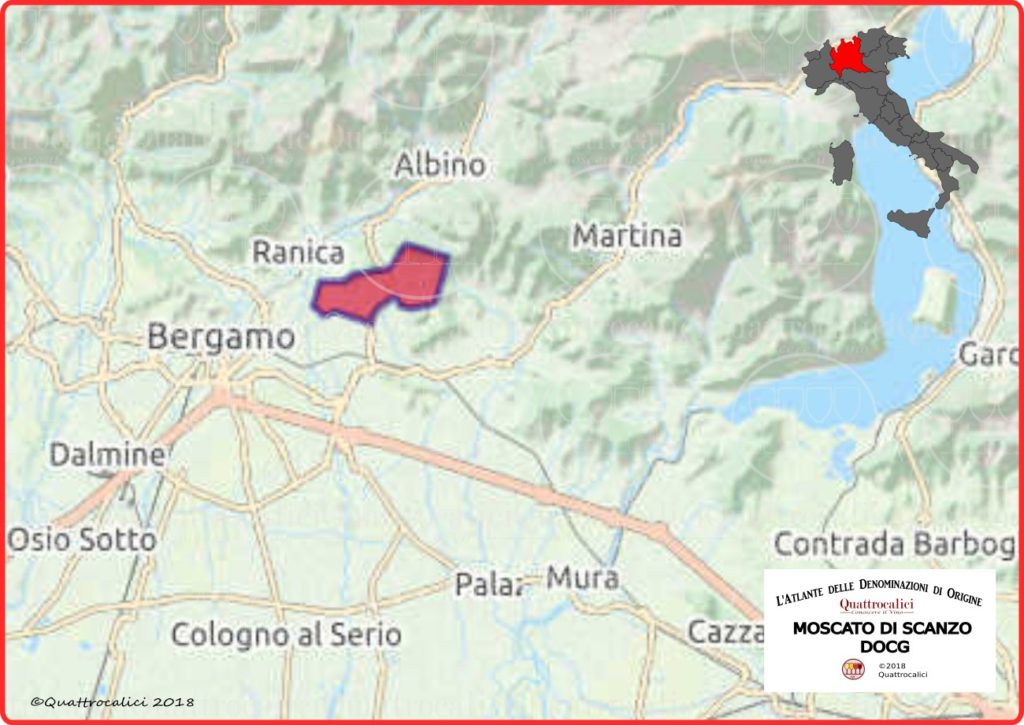 Moscato di Scanzo docg cartina