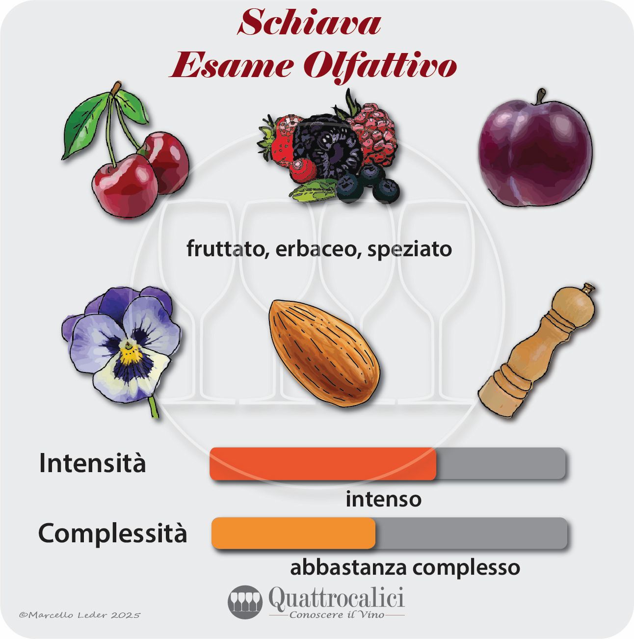 L'esame olfattivo dei vini Schiava