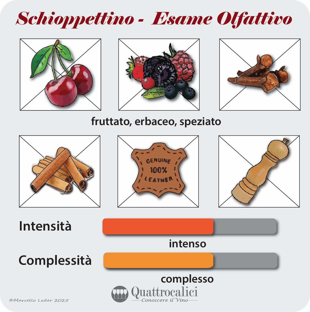 L'esame olfattivo dei vini Schioppettino