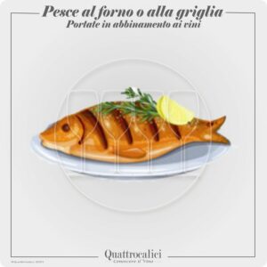 Pesce al forno o alla griglia