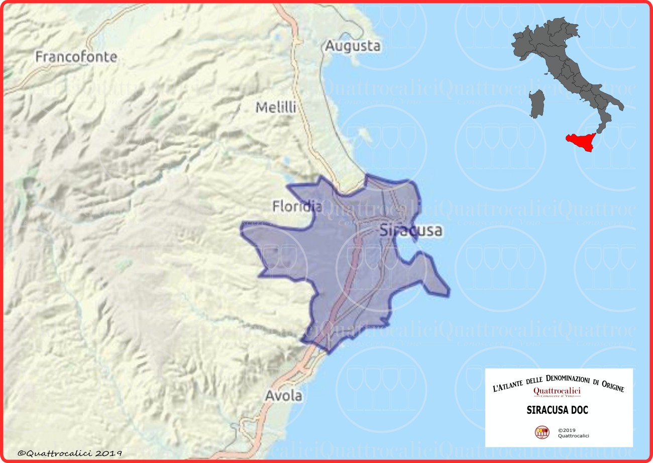 siracusa doc cartina