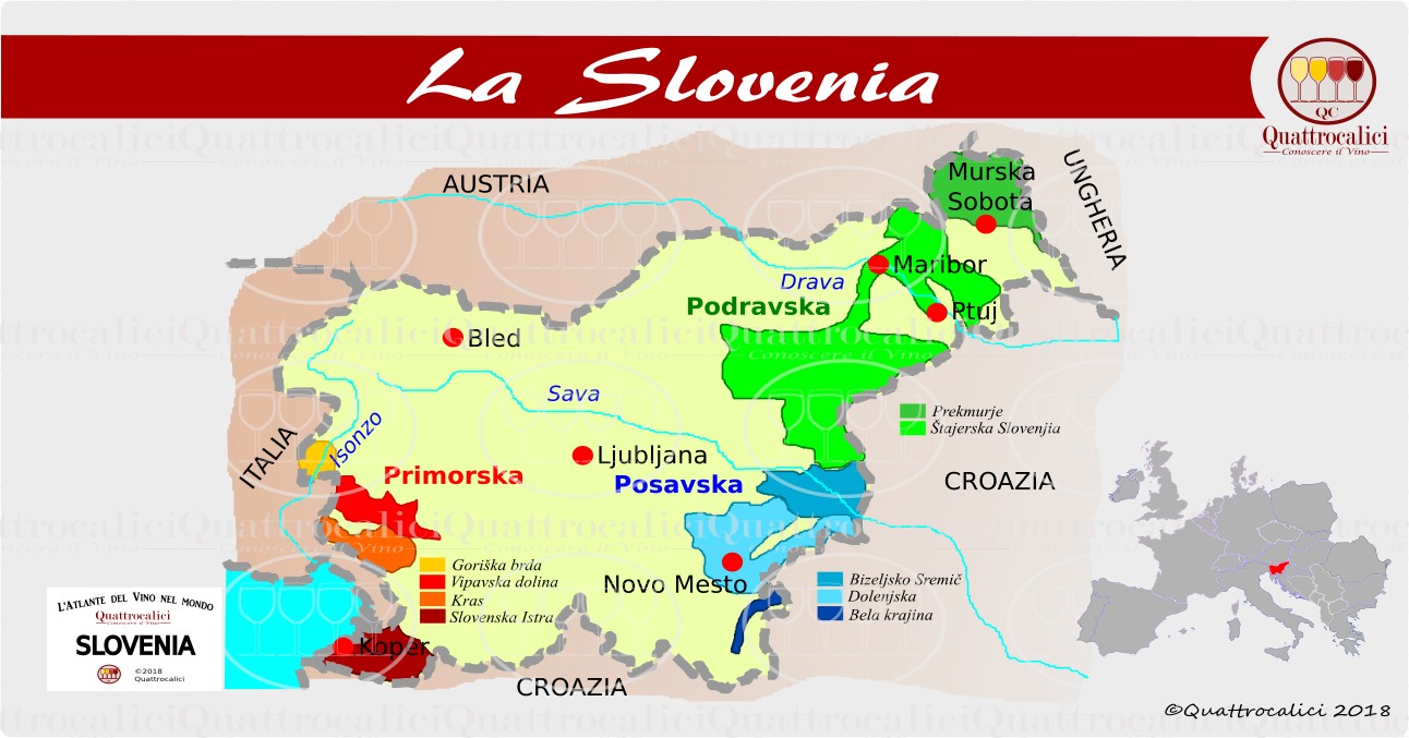 La Slovenia e i vini sloveni