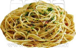 Spaghetti aglio, olio e peperoncino