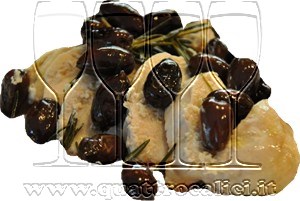 Spezzatino di pollo alle olive