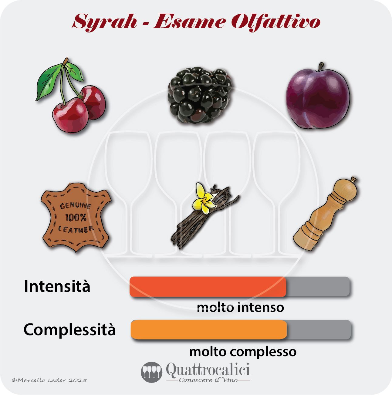 L'esame olfattivo dei vini Syrah