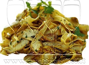 Tagliatelle con carciofi