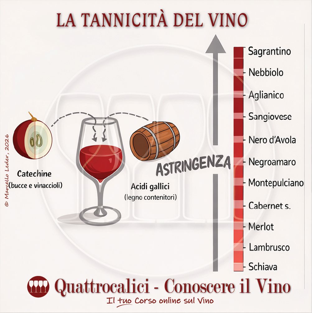 La Tannicità del vino
