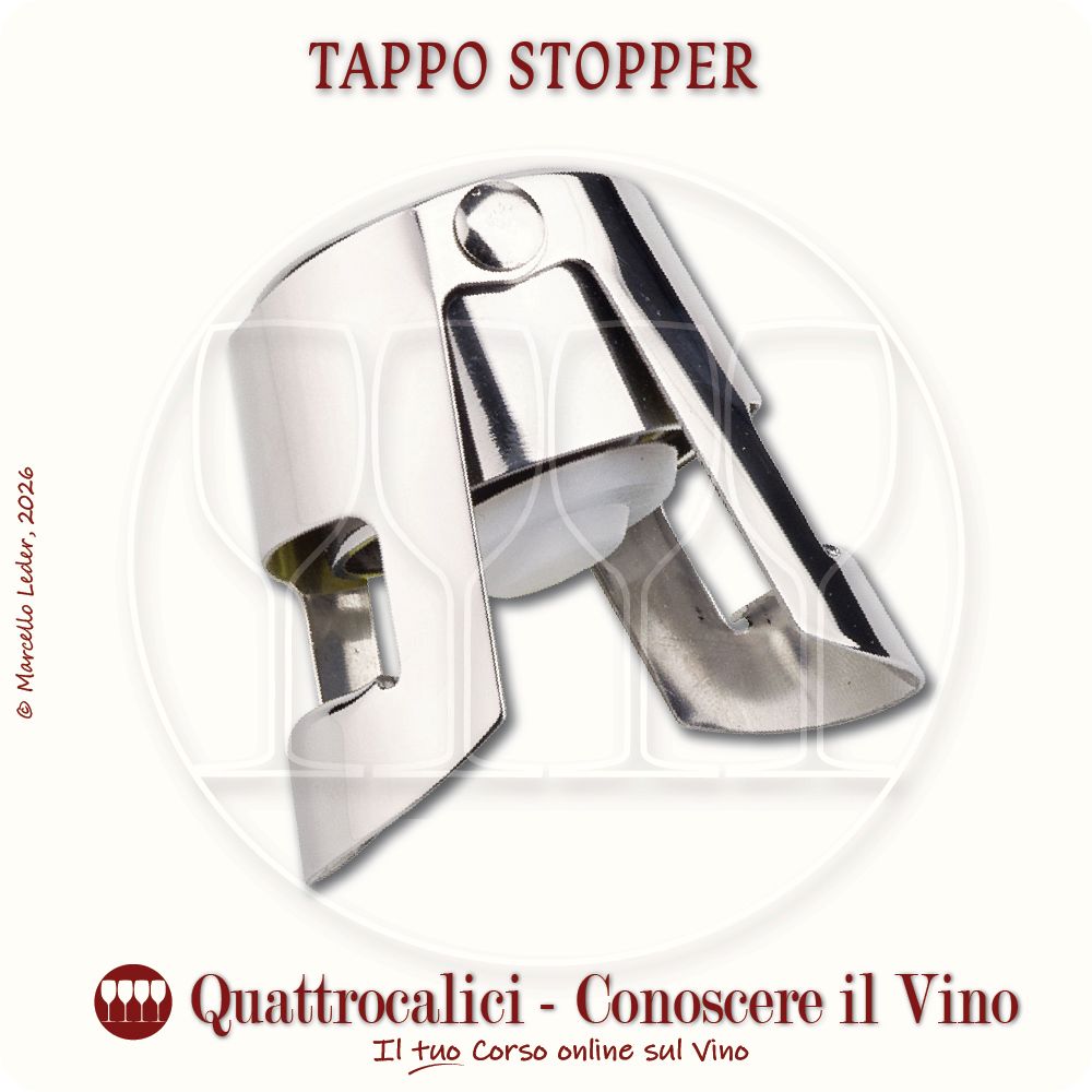 Tappo stopper per spumanti