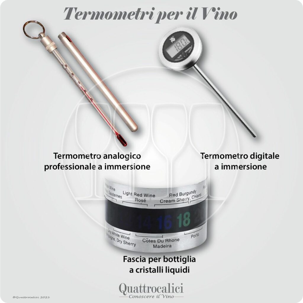 tipi di termometro da vino