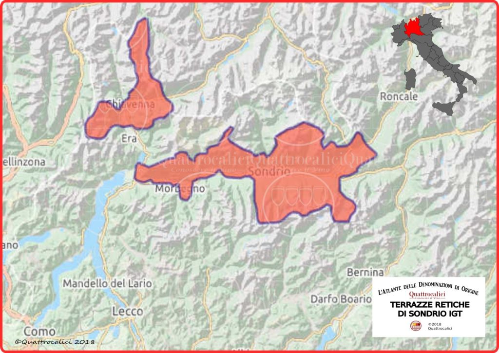 cartina terrazze retiche di sondrio igt