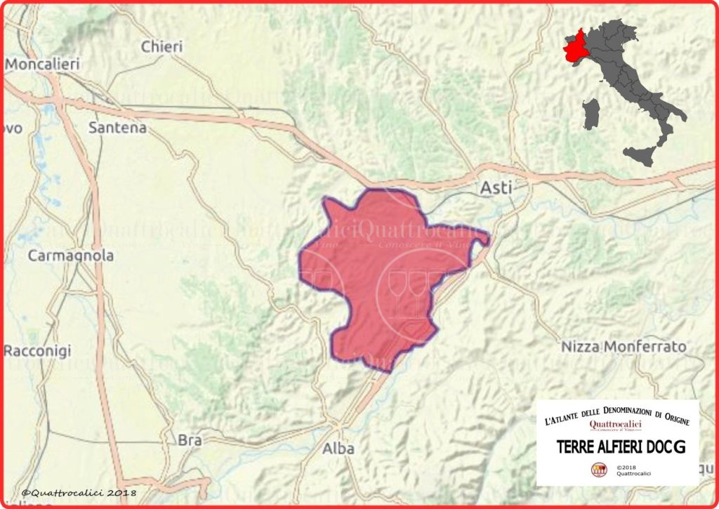 terre alfieri docg cartina denominazione