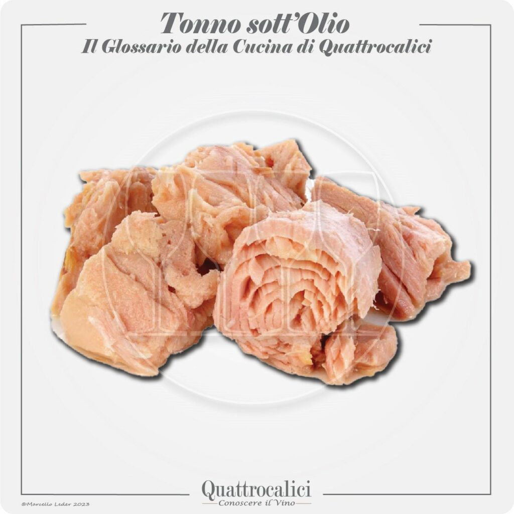 il tonno sott'olio in cucina e con i vini