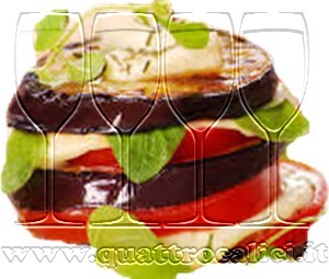 Torre di melanzane fredda