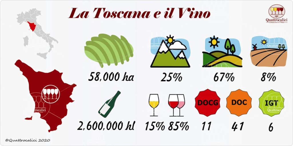 vino e vini in toscana