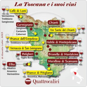 il vino in toscana