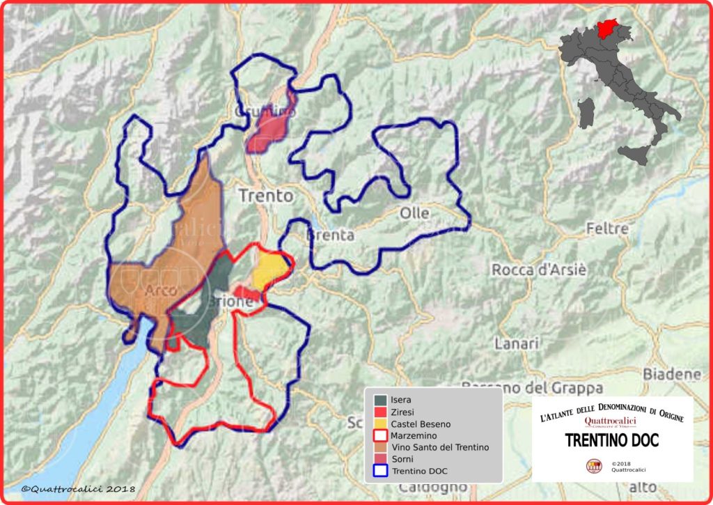 trentino-doc-cartina