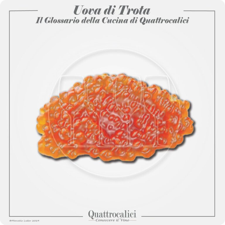 le uova di trota e il loro abbinamento con il vino