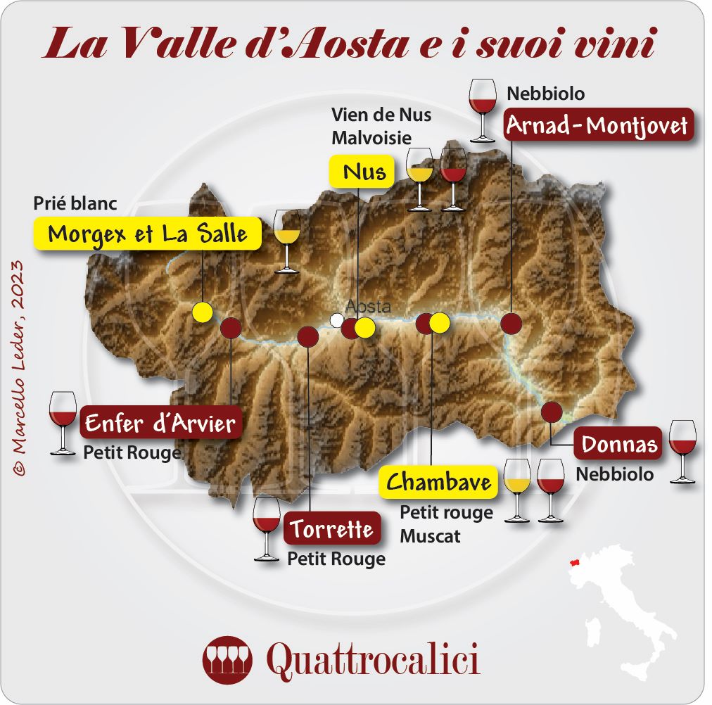 il vino in valla d'aosta