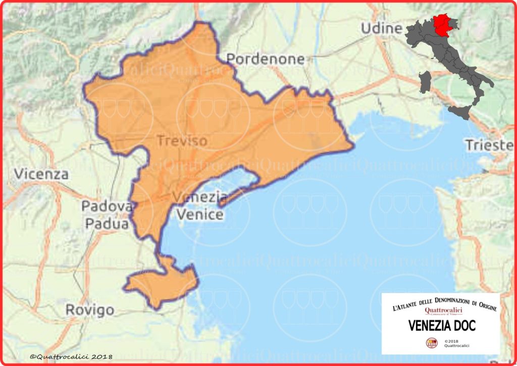 Cartina Venezia DOC