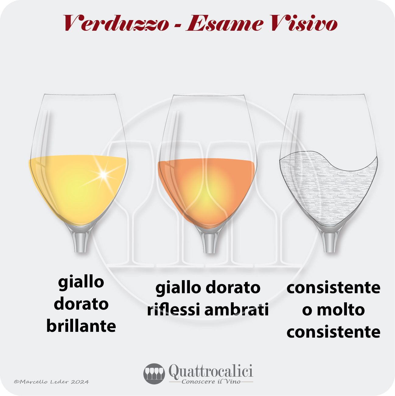 L'esame visivo dei vini Verduzzo