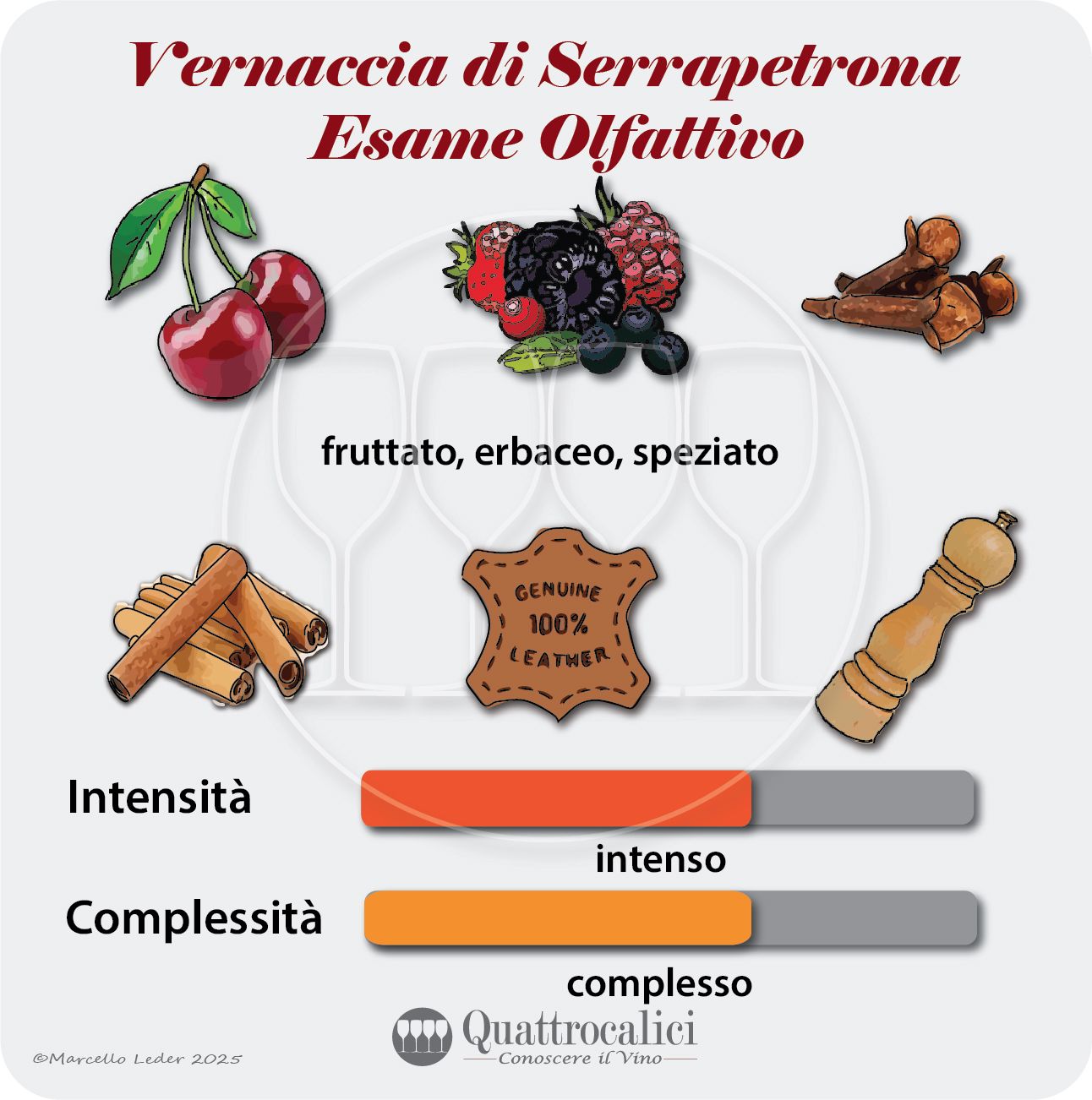L'esame olfattivo della vernaccia di serrapetrona
