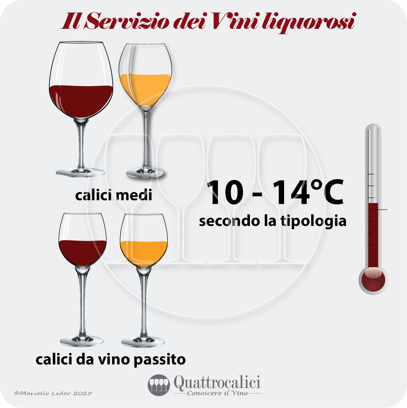 iL SERVIZIO DEI VINI LIQUOROSI