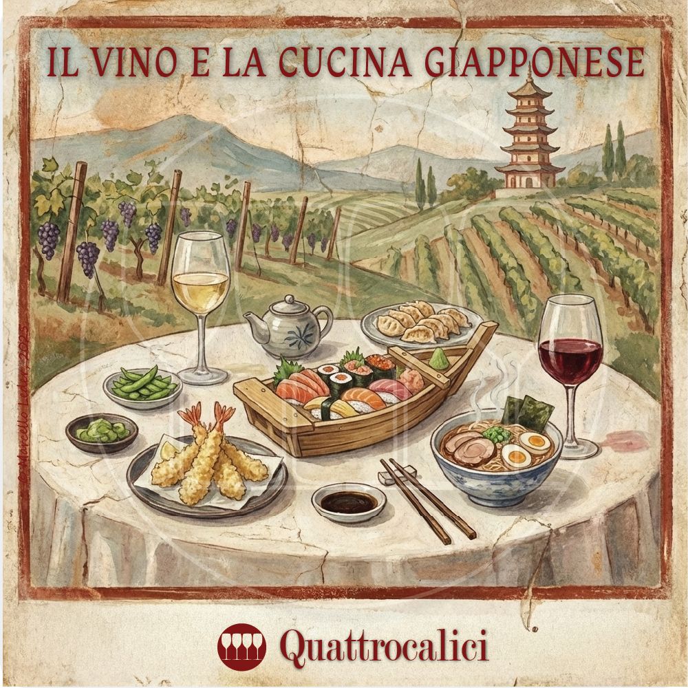 vino e cucina giapponese