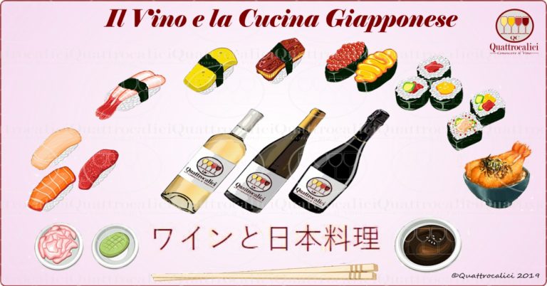 vino e cucina giapponese