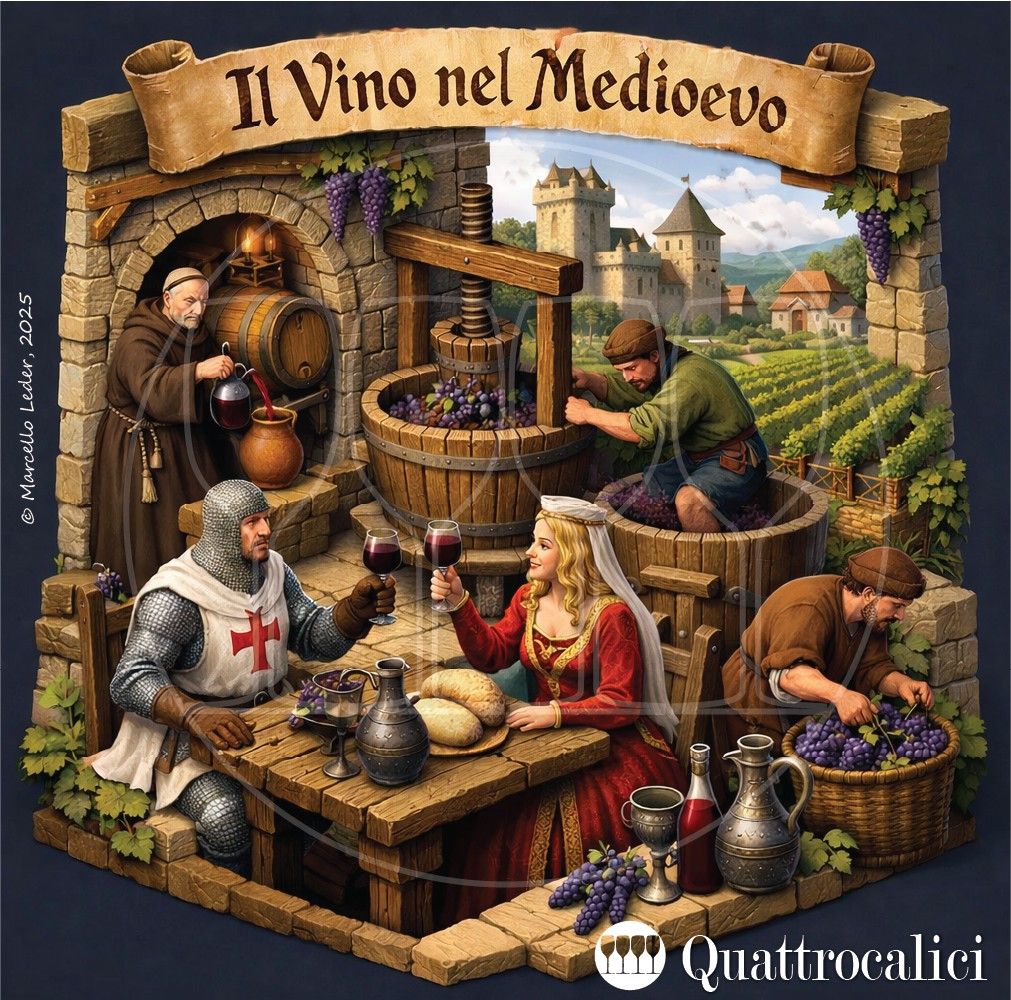 Il vino nel Medioevo
