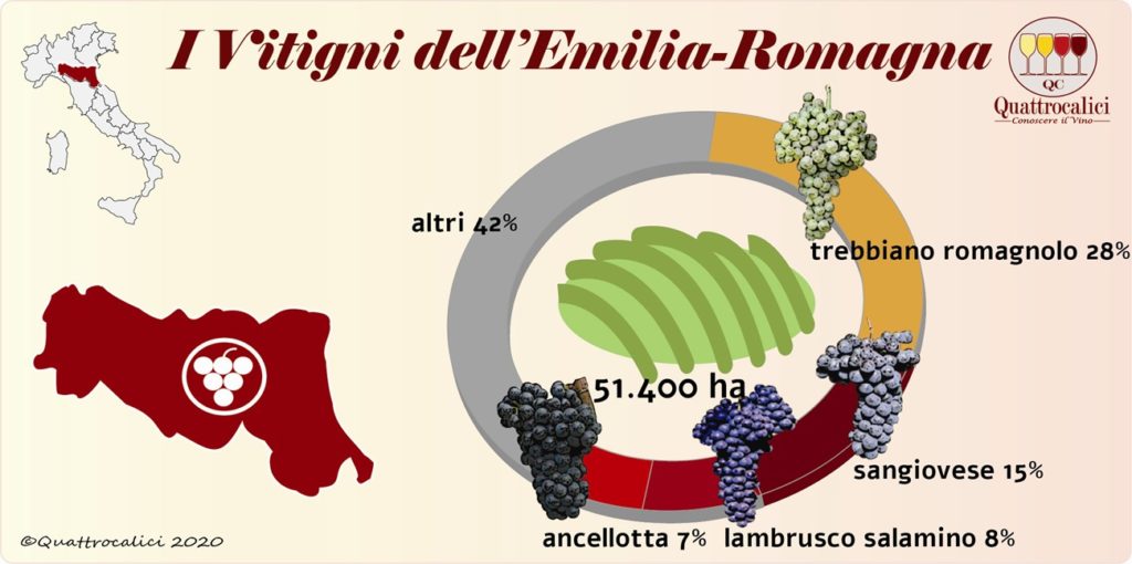 i vitigni dell' Emilia Romagna