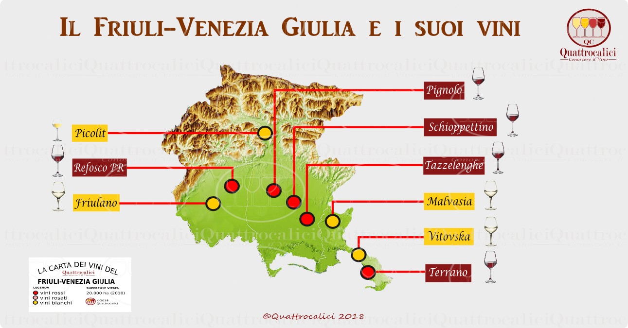 I vini del friuli venezia giulia