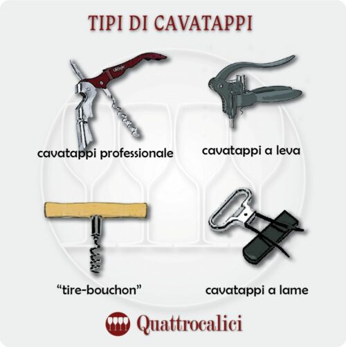 tipi e forme del cavatappi