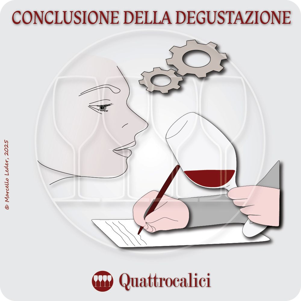 La conclusione della degustazione