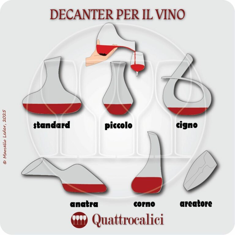 i decanter per il vino