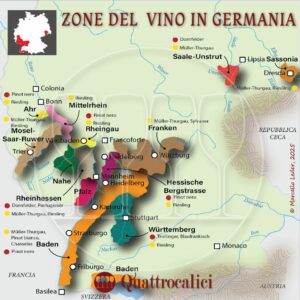 Le zone del vino in Germania
