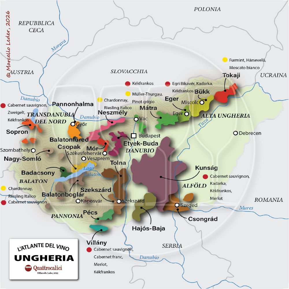 vino e viticoltura in ungheria