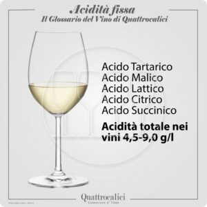 acidità fissa nei vini