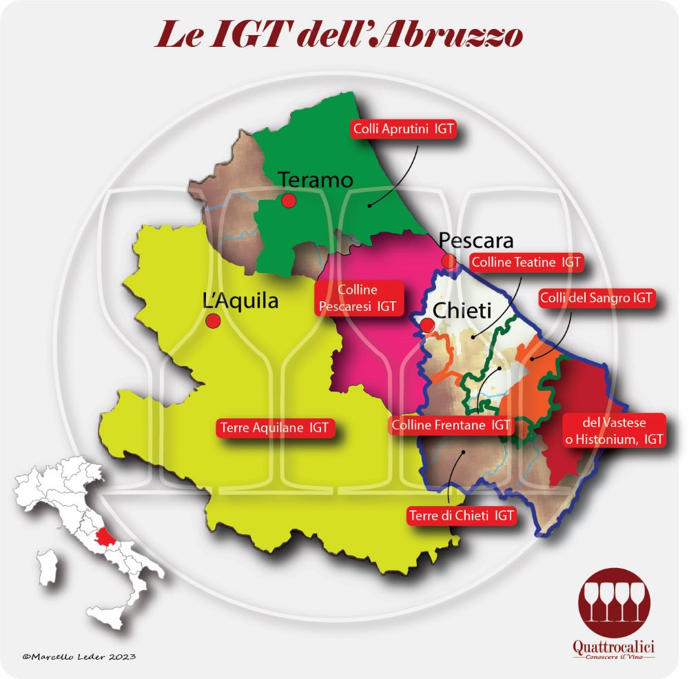 Le IGT dell'Abruzzo