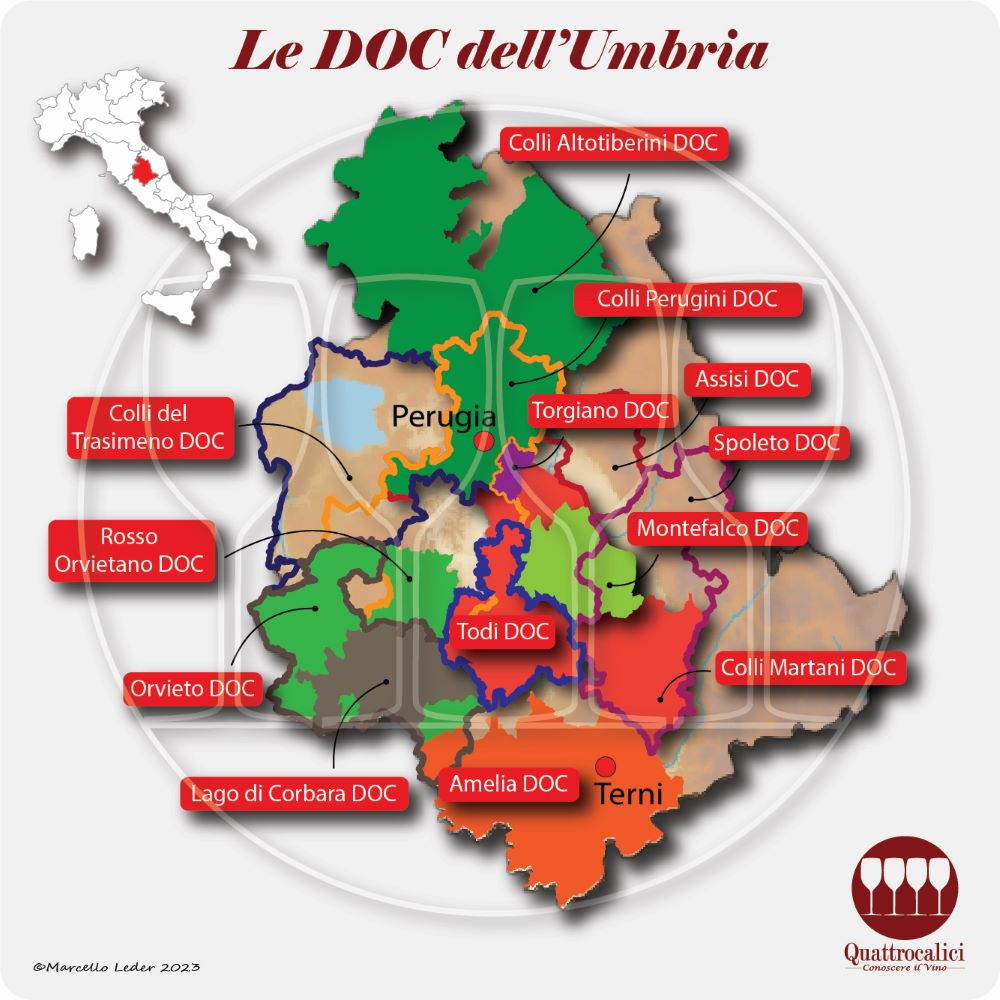 Le DOC dell'Umbria