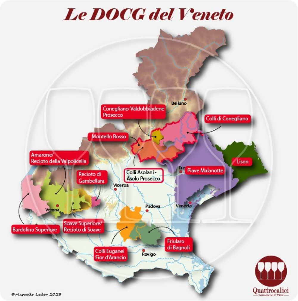 Le DOCG del Veneto