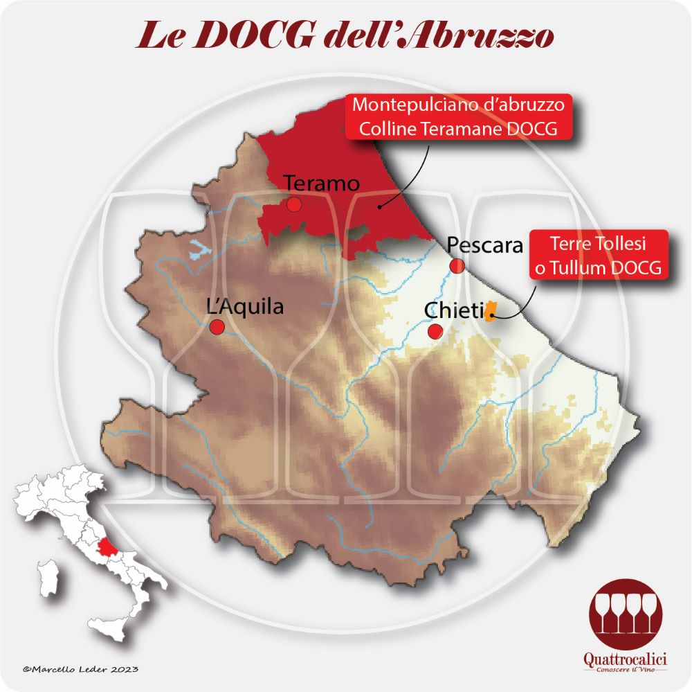 Le DOCG dell'Abruzzo