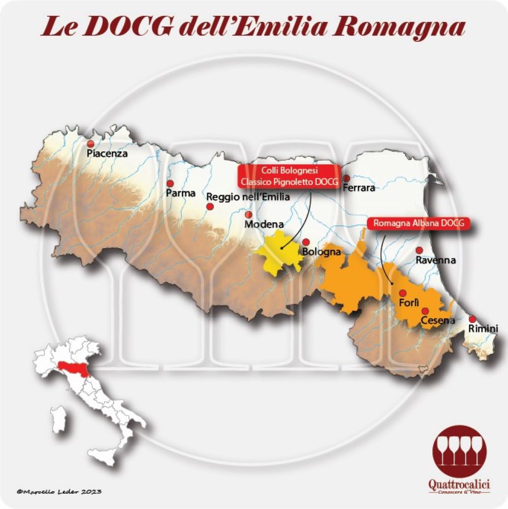 Le DOCG dell'Emilia-Romagna