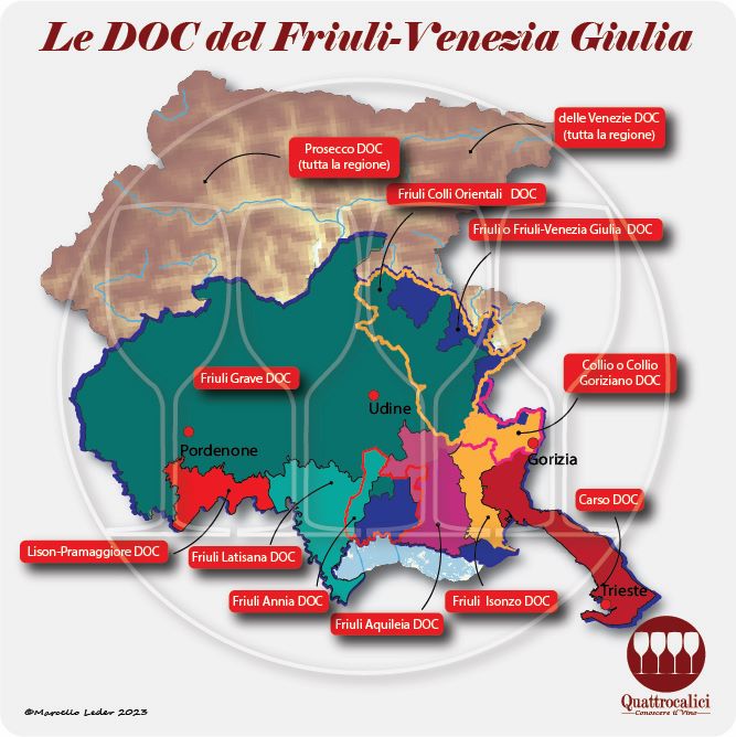 Le DOC del Friuli Venezia Giulia