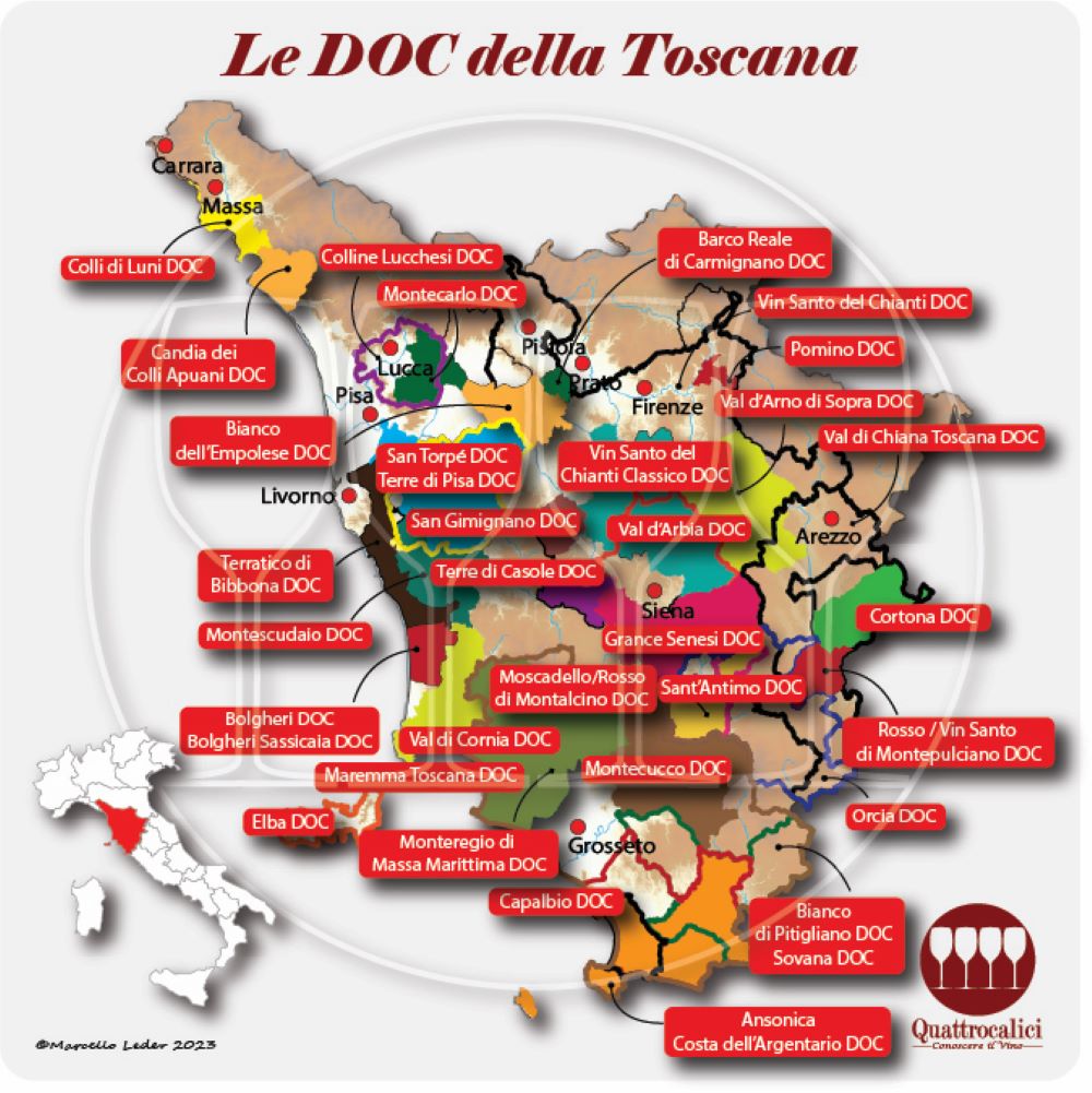 le DOC della Toscana