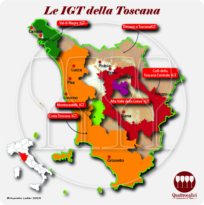 Le IGT della Toscana