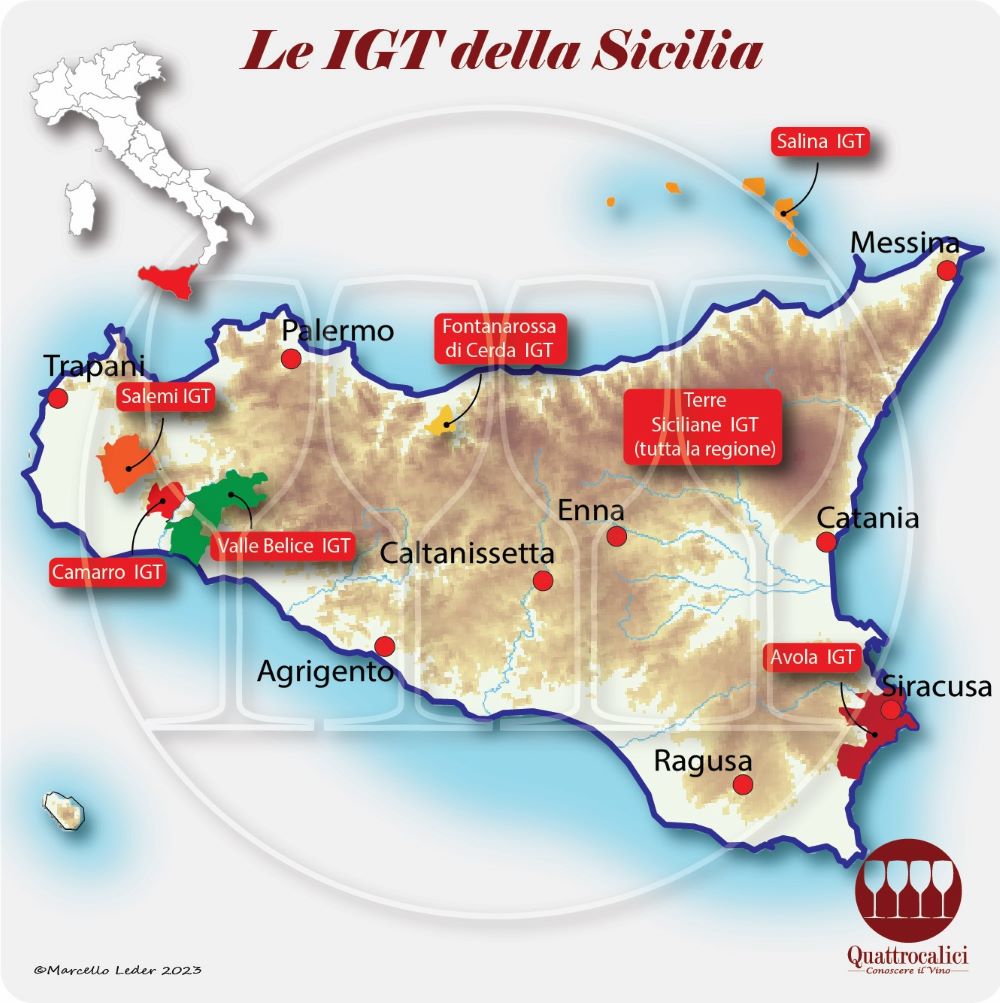 Le IGT della SIcilia