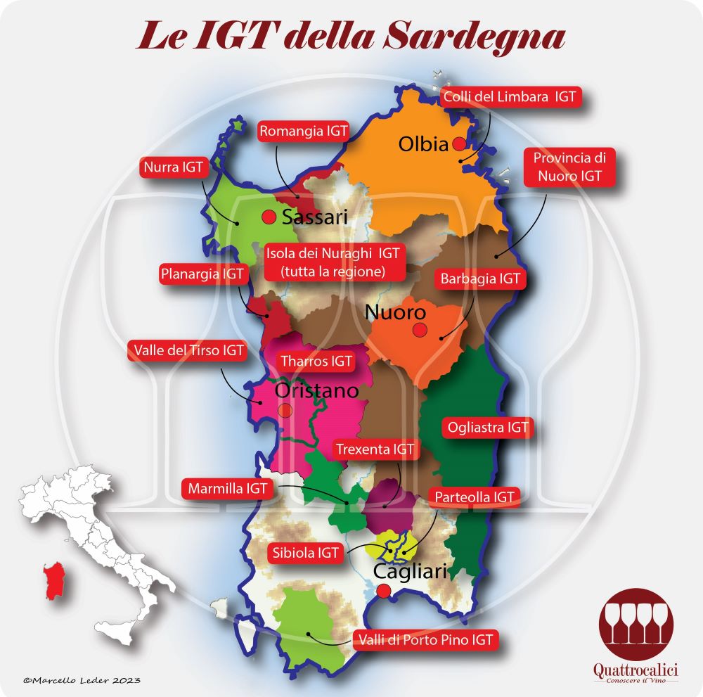 Le IGT della Sardegna