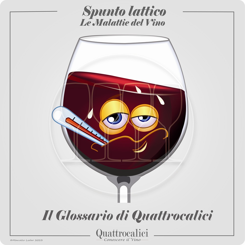 spunto lattico malattie vino