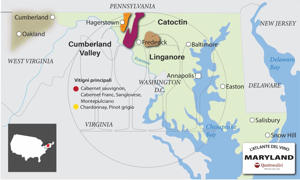 il vino nel maryland