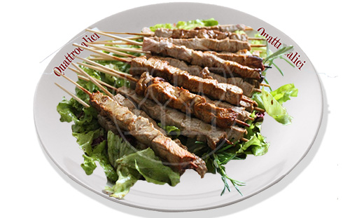 arrosticini abruzzesi e vini in abbinaemnto